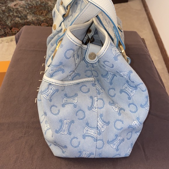 Authentic CELINE Bag Tote Denim Vintage EXCL.! - Picture 4 of 16